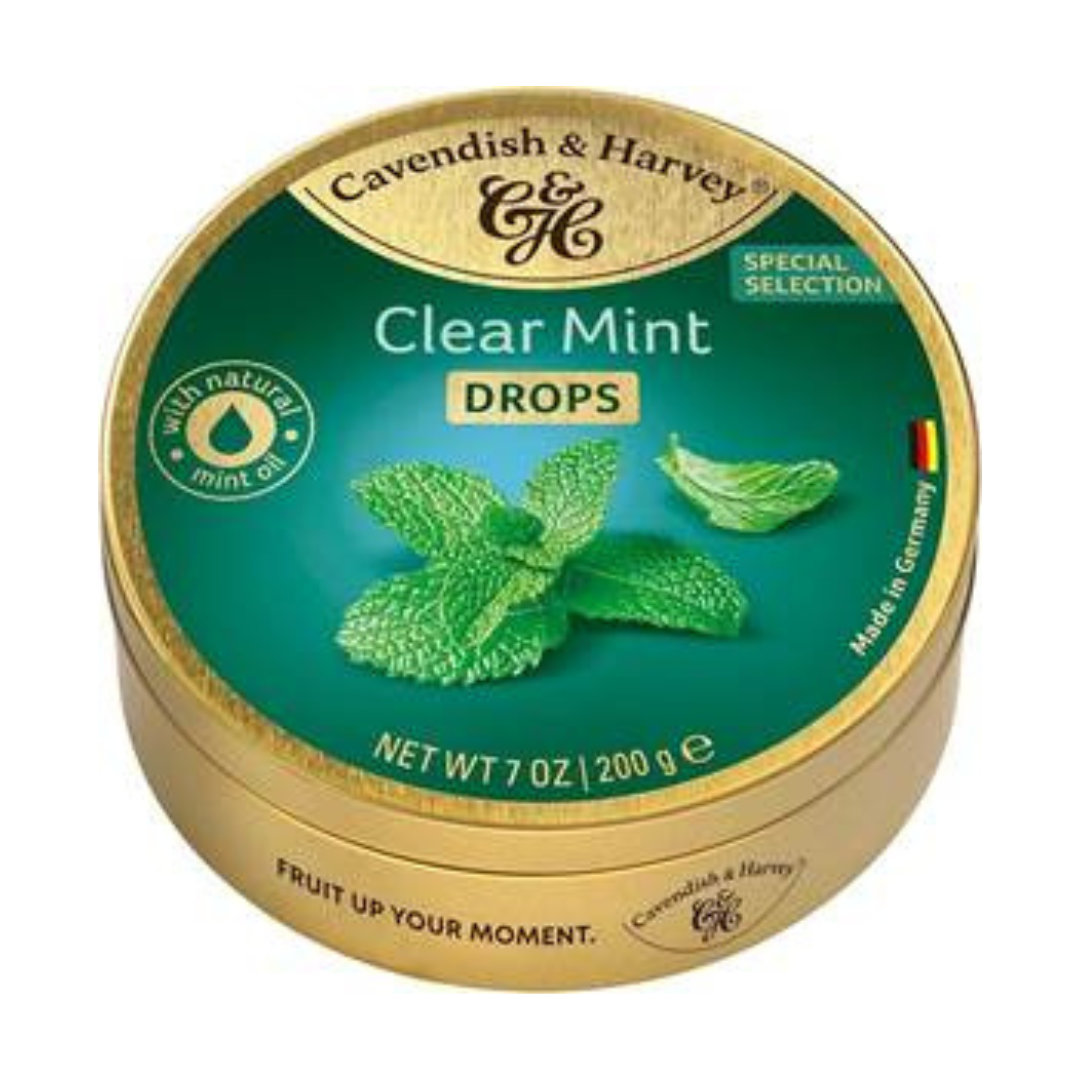 Cavendish & Harvey Clear Mint Drops 200g